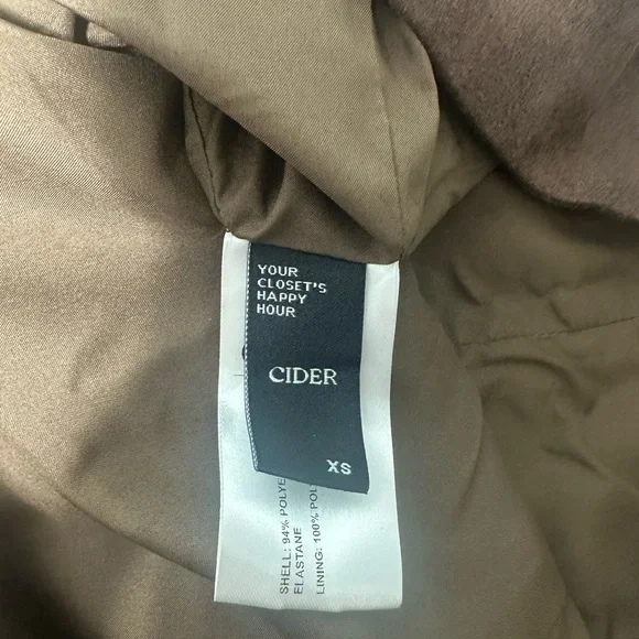 Cider Chocolate Brown Mini Dress - Picture 5 of 6